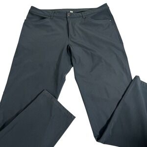 Lululemon Mens 06259 Warpstreme A6  Dark Gray Straight Leg Pants 36